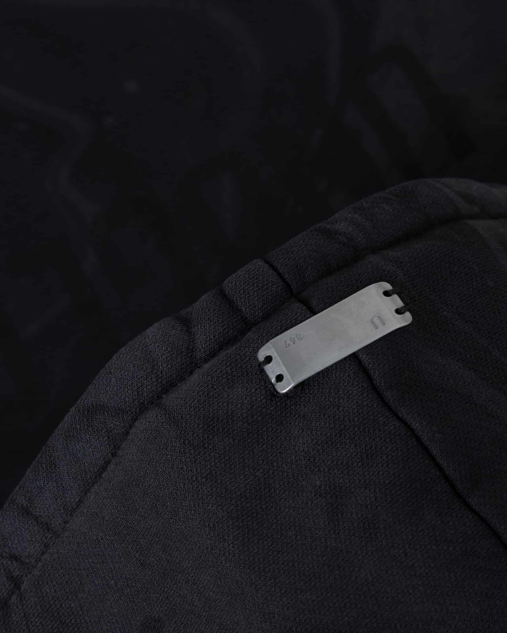 Basics UNDGLD Boxy Hoodie Oiled Black - miniatura 6