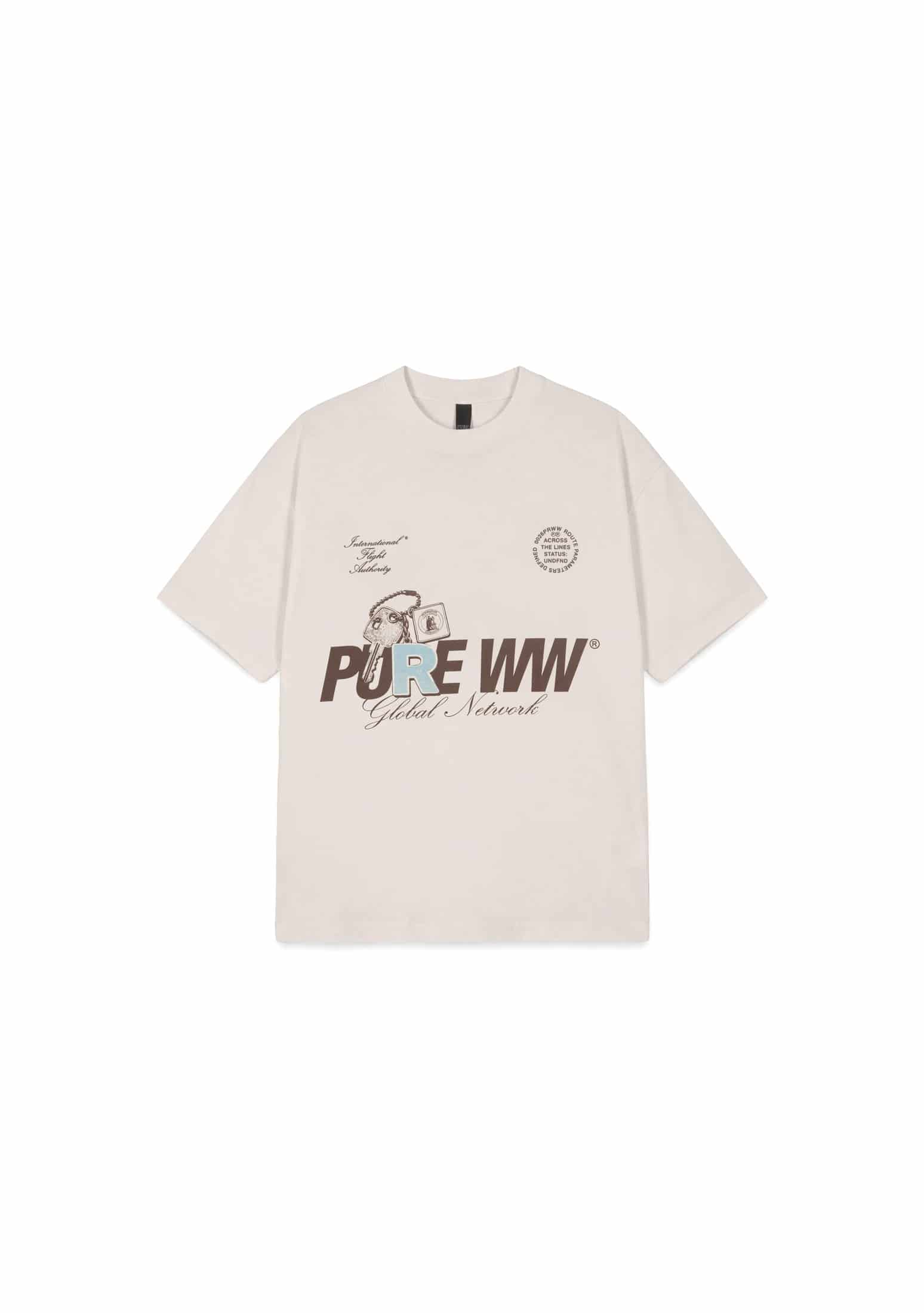 Across The Lines White Key T-Shirt - miniatura 1