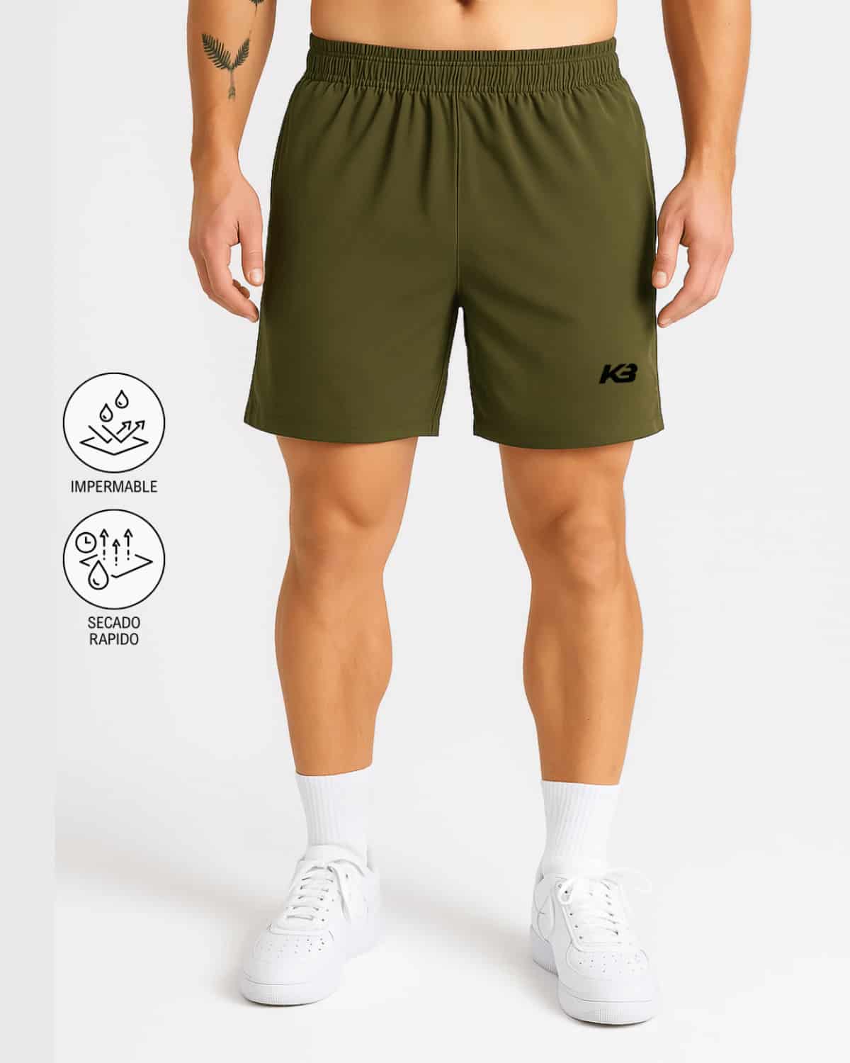 Pantaloneta Basica Impermeable┃KBMEN RF.131 - miniatura 4