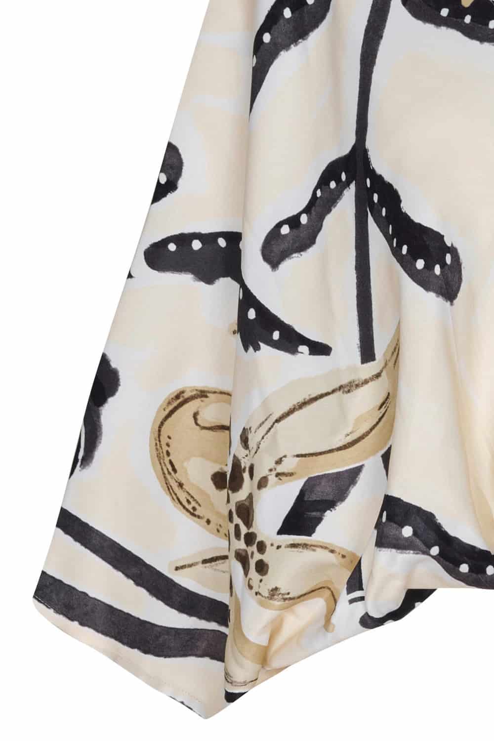 Blusa providencia ivory negro - miniatura 2