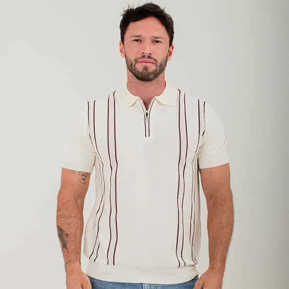 SUETER POLO MODA TEJIDO CON CORREDERA HO - miniatura 6