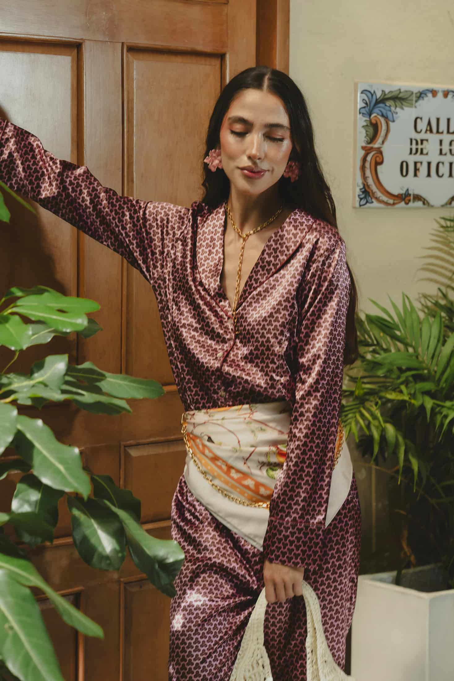 PAÑOLETA PAJAROS BEIGE MAXI - miniatura 2