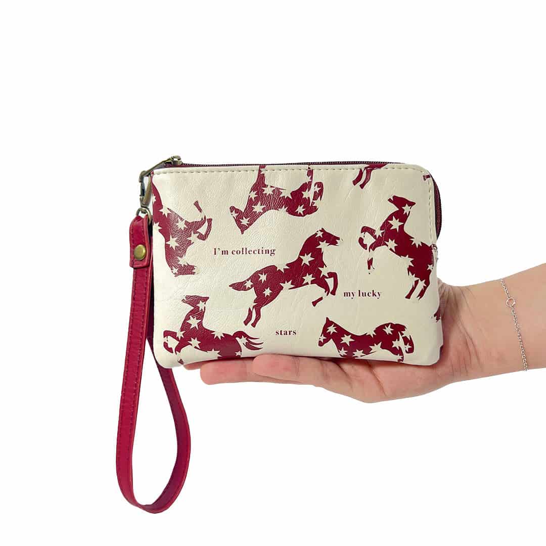 Monedero Bucarest Con Pulsera Estampado Lucky Stars - miniatura 3