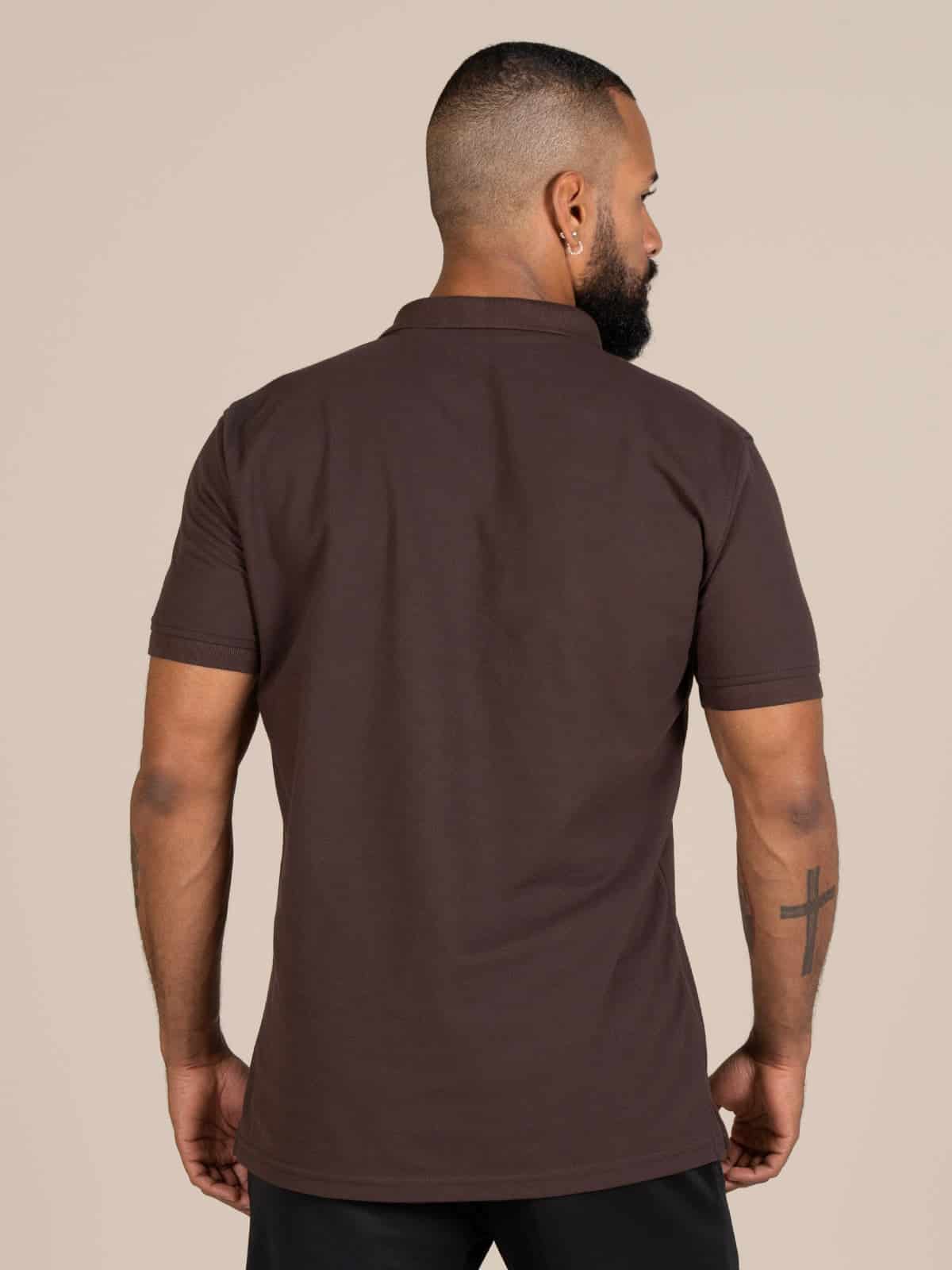 camiseta polo hombre brown - miniatura 2