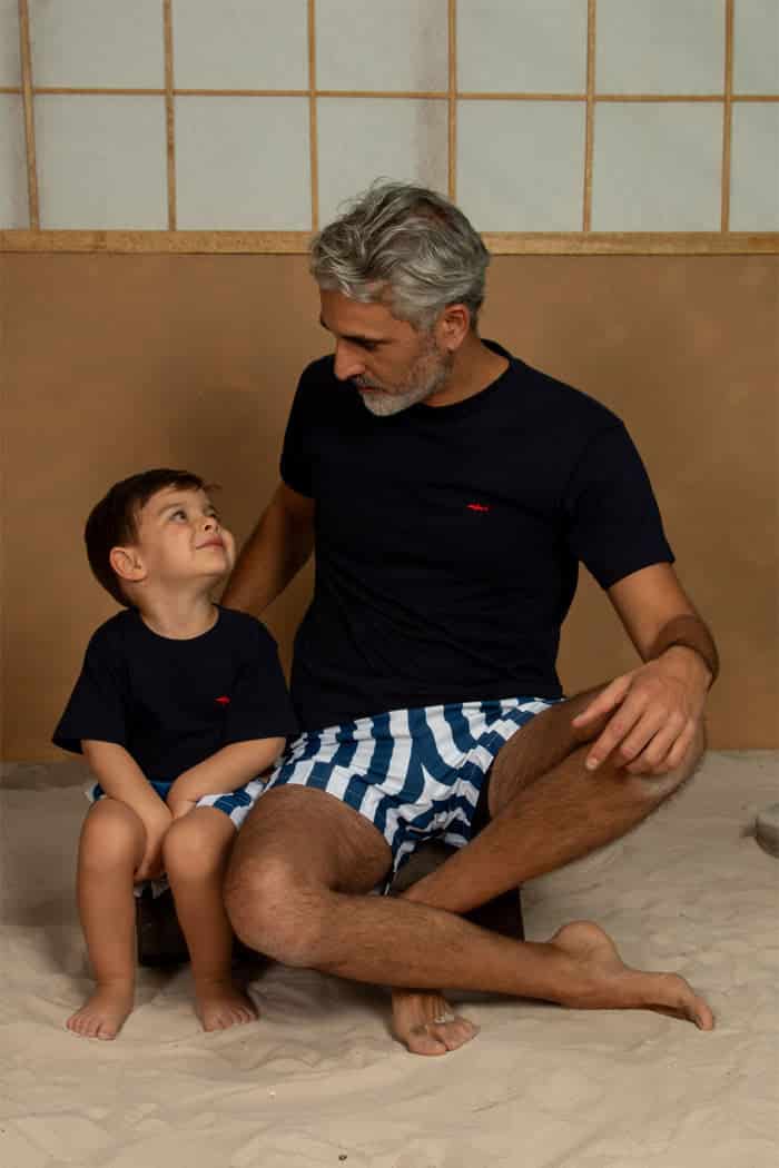 CAMISETA AZUL OSCURA - miniatura 2