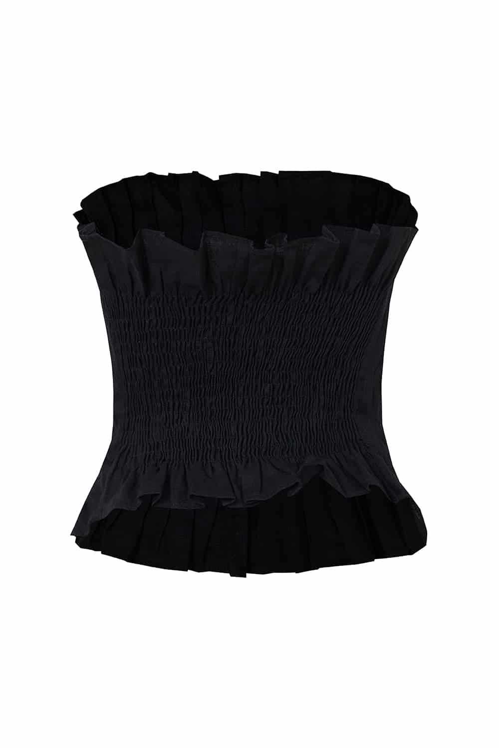 Crop top chiara negro - miniatura 3