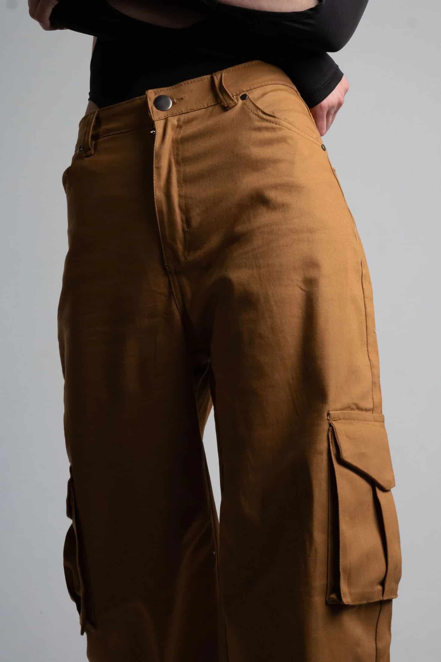 Pantalón Cargo Camel - miniatura 3
