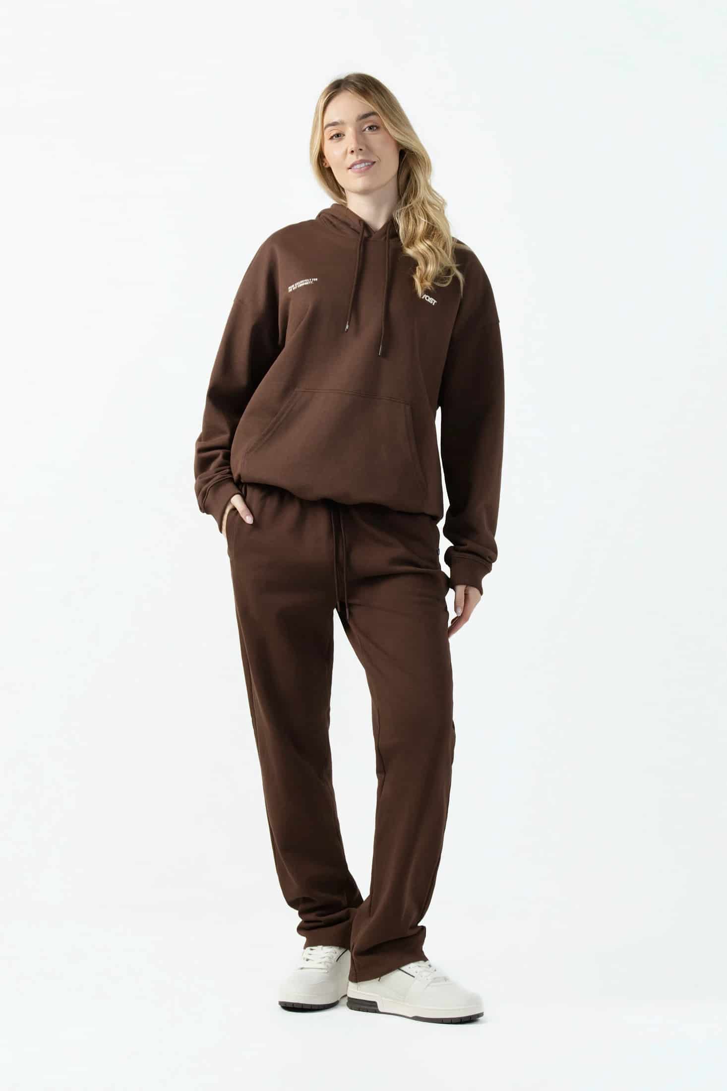 PANTALON SUDADERA COLOR SHAVED CHOCOLATE - miniatura 7