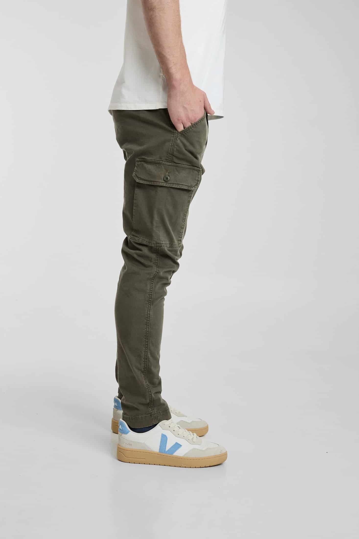 Pantalón Cargo Verde Militar - miniatura 9