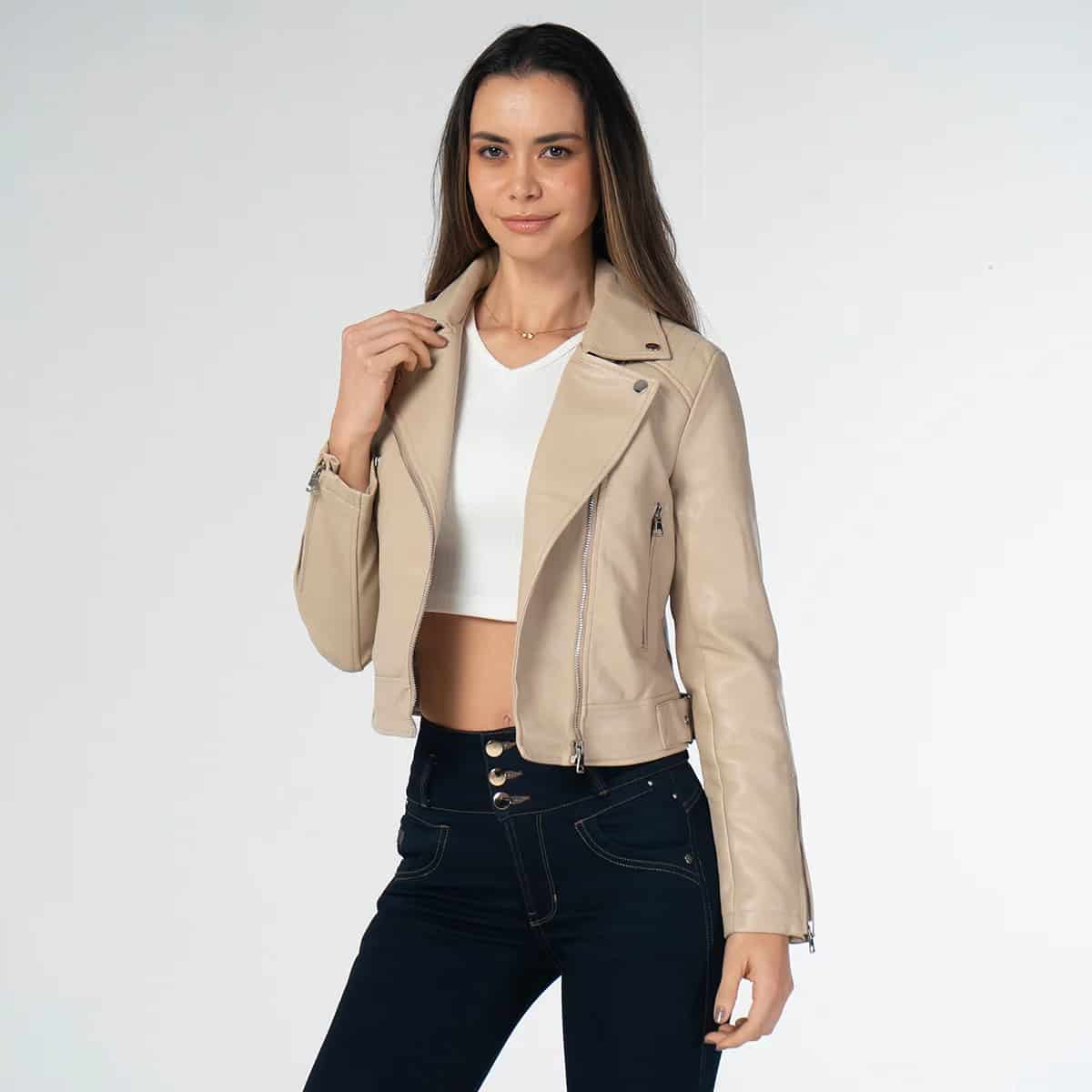 Chaqueta Sintetica Biker Carlota - miniatura 4