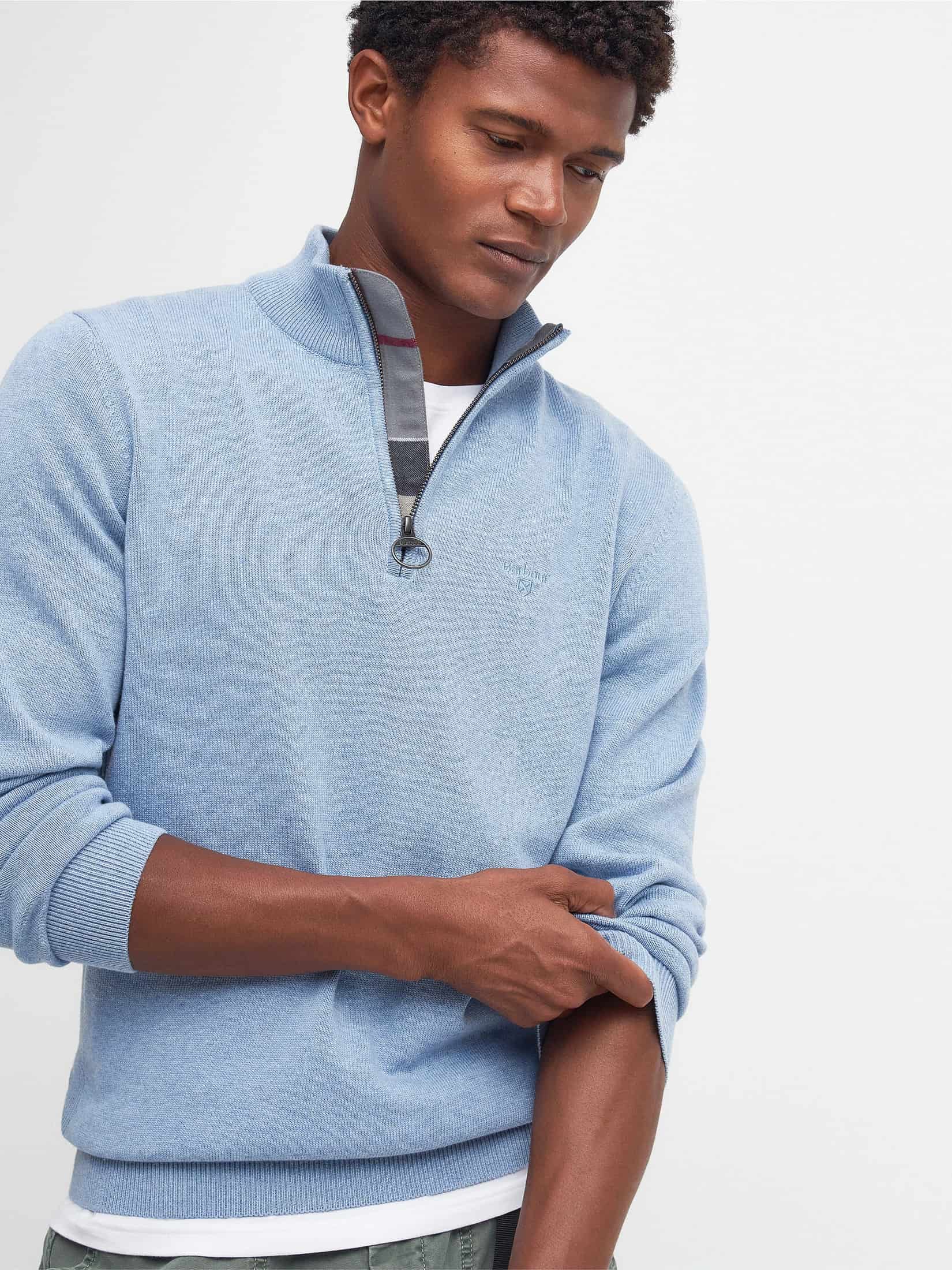 Cotton Quarter-Zip Jumper - miniatura 9