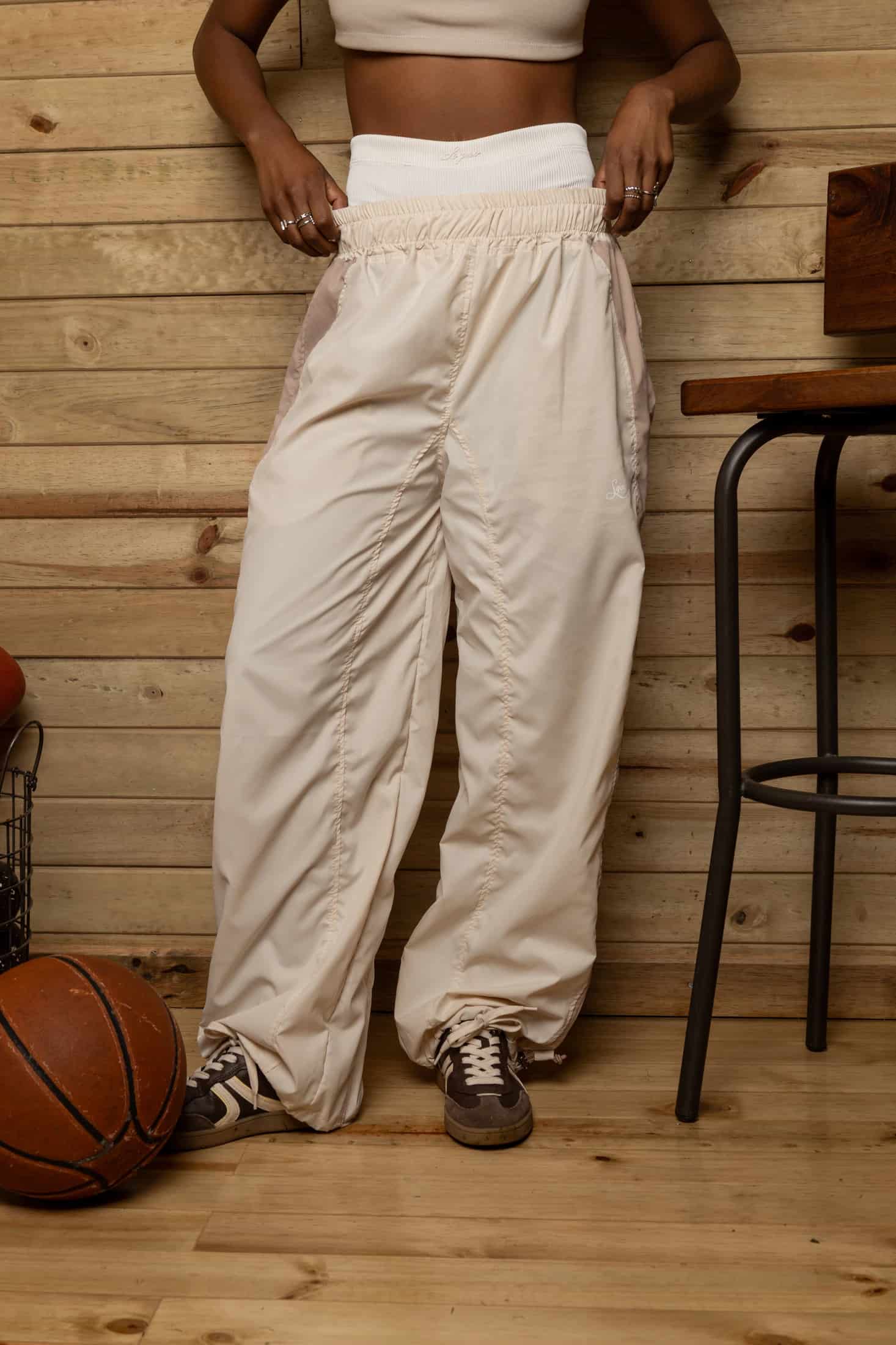 Parachute Pants Trust Me-Beige - miniatura 2
