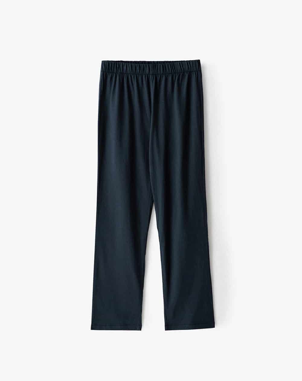 Camisa + pantalón de pijama algodón azul hombre - miniatura 6