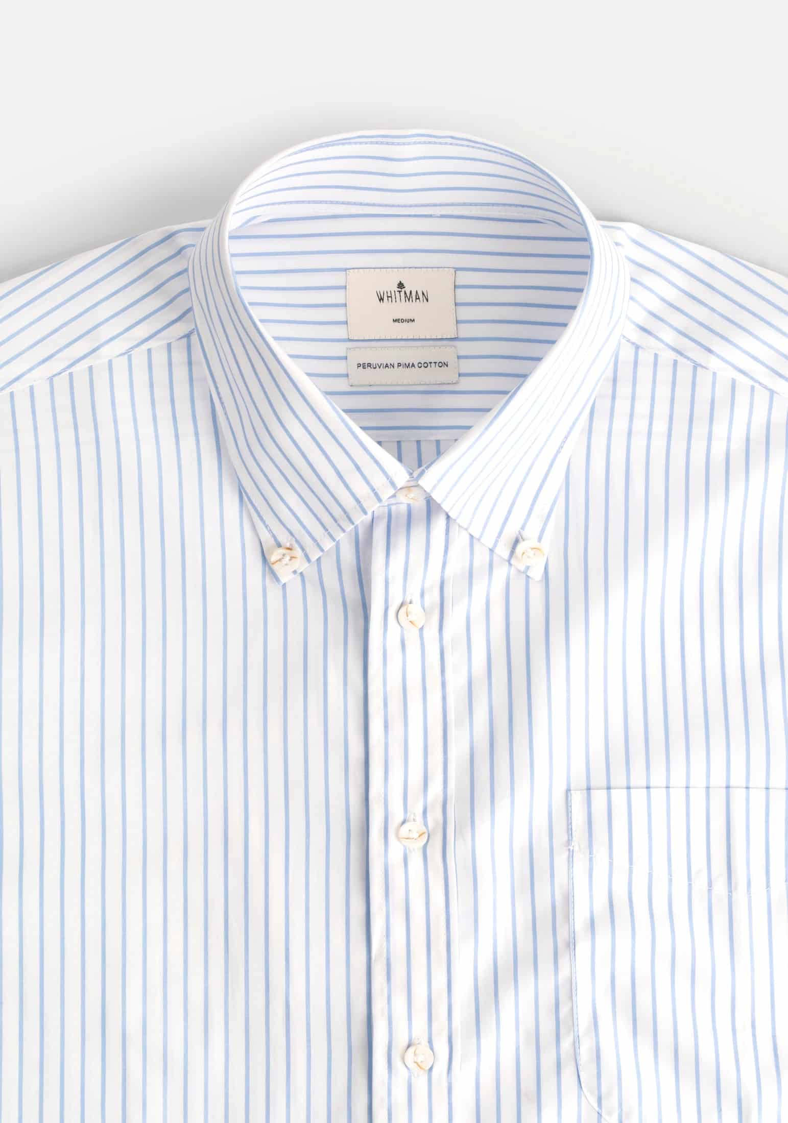Camisa H CBD Rayas Bols. Grd. Azul Medio - miniatura 2