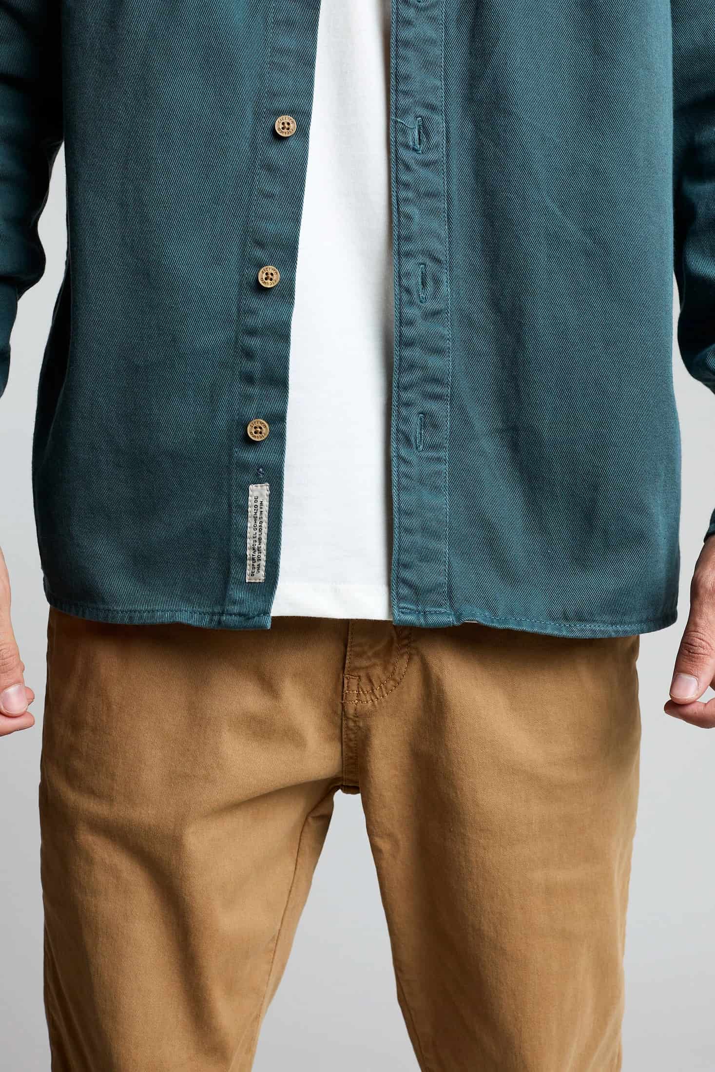 Sobrecamisa verde petróleo - miniatura 2