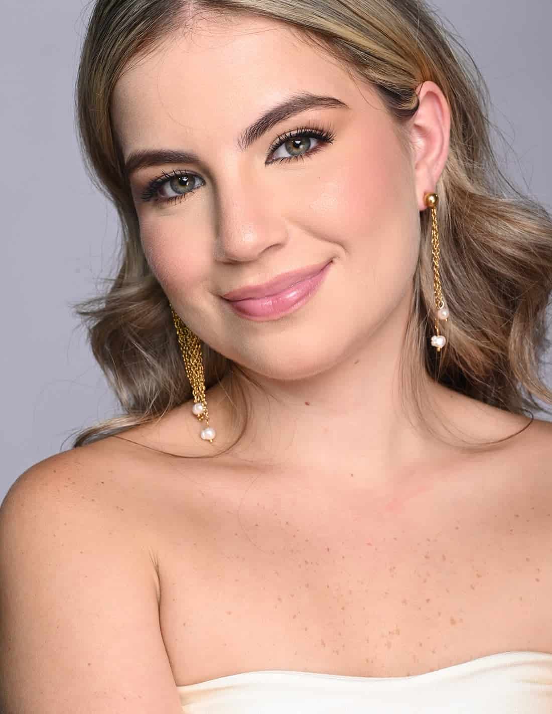 Ear Cuff Golden Clouds Marfil - miniatura 4