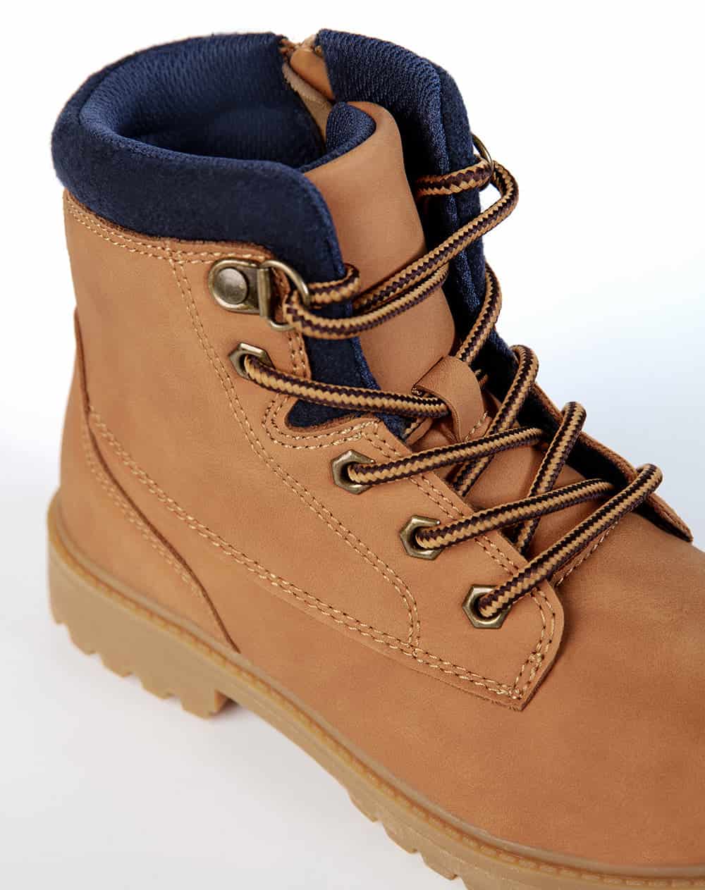 Bota tipo work boot café niño - miniatura 4