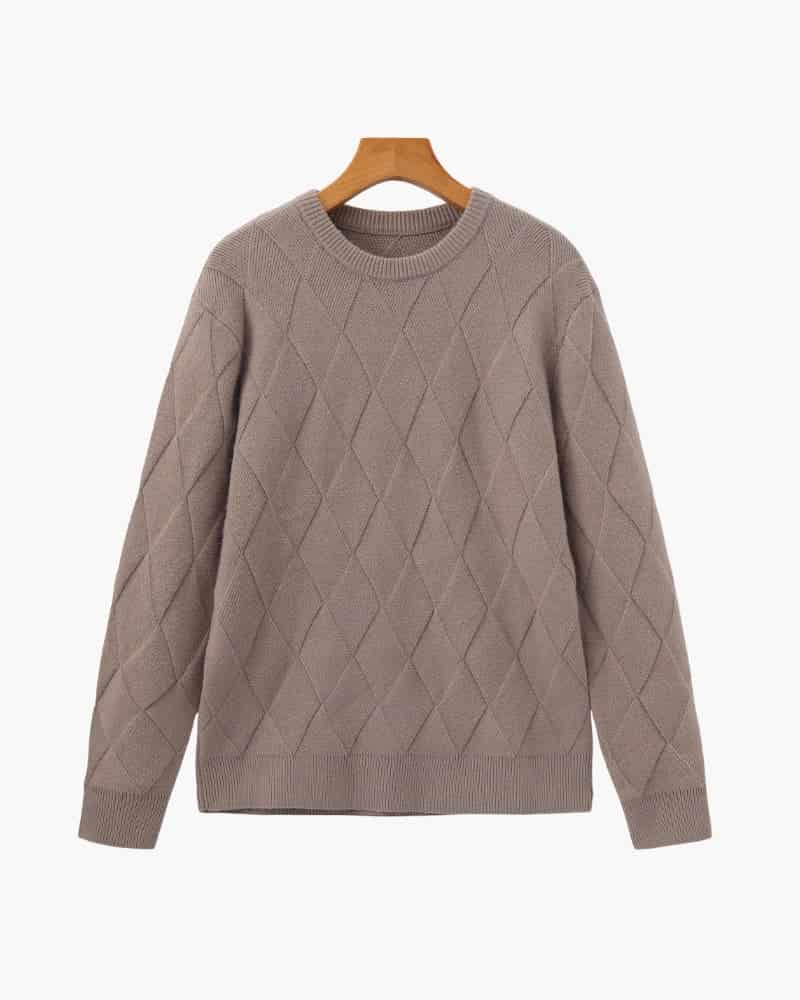 Diamond Knit Crewneck Sweater - miniatura 10