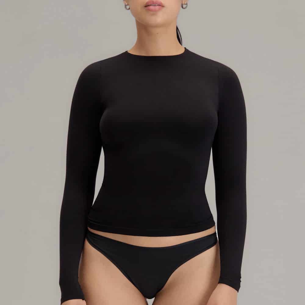 Camiseta para mujer manga larga cuello alto | Lunia - miniatura 4