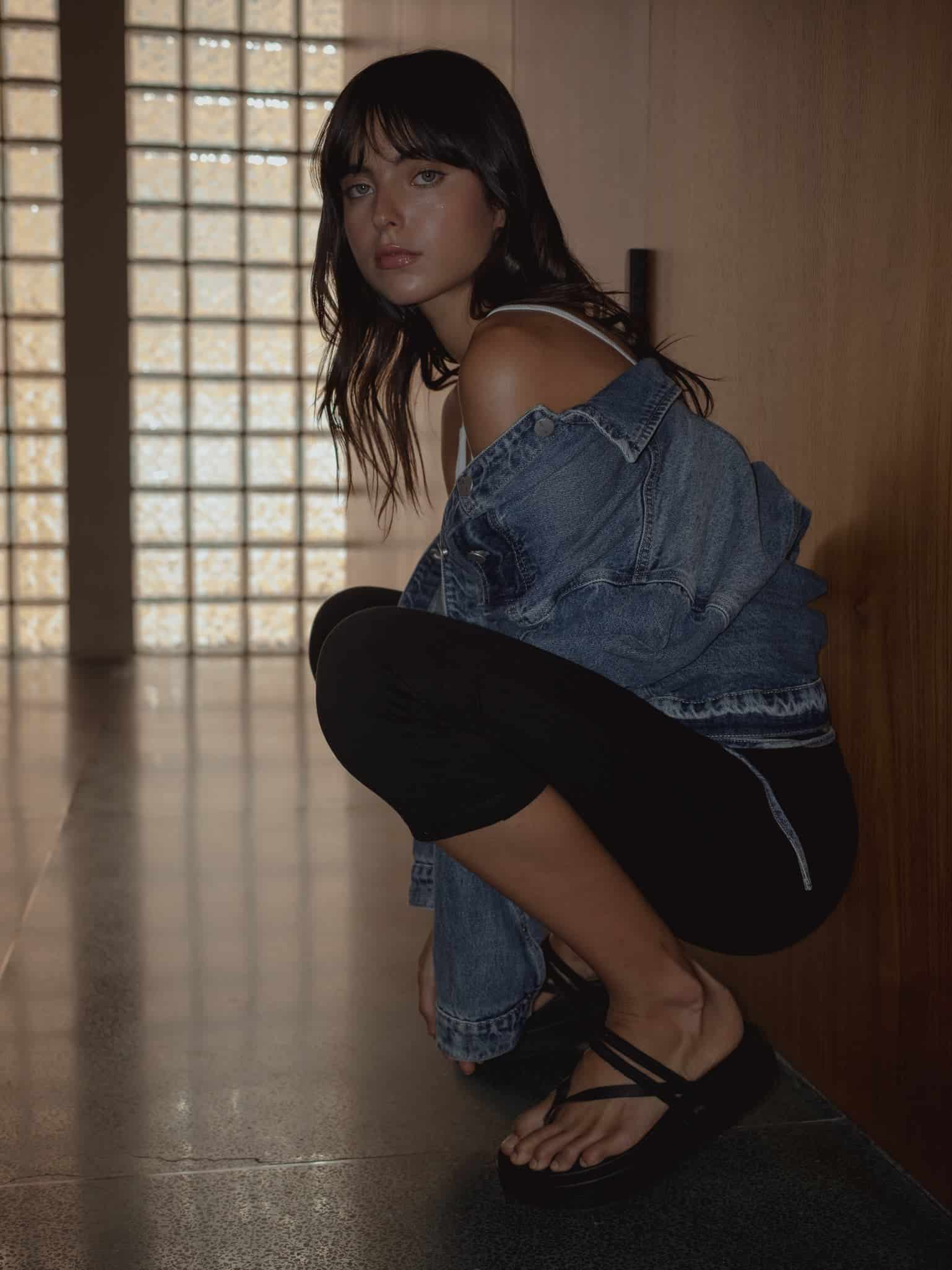 OVERLAY DENIM JACKET - CLASSIC BLUE - miniatura 14