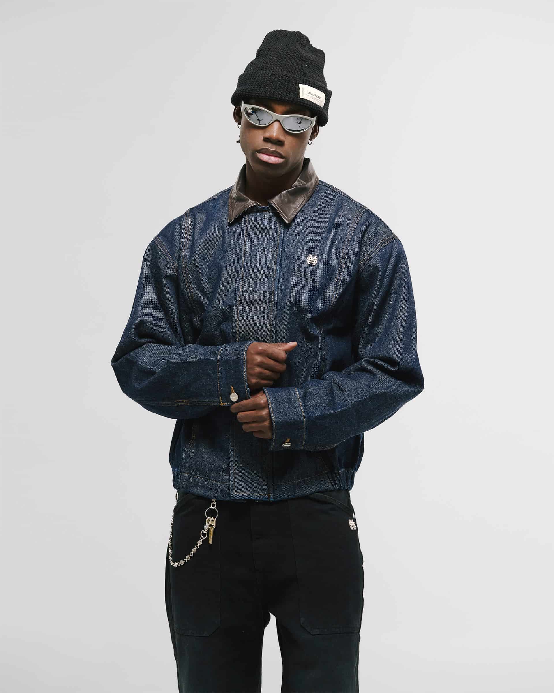 Aviator Denim Jacket - Raw - miniatura 1