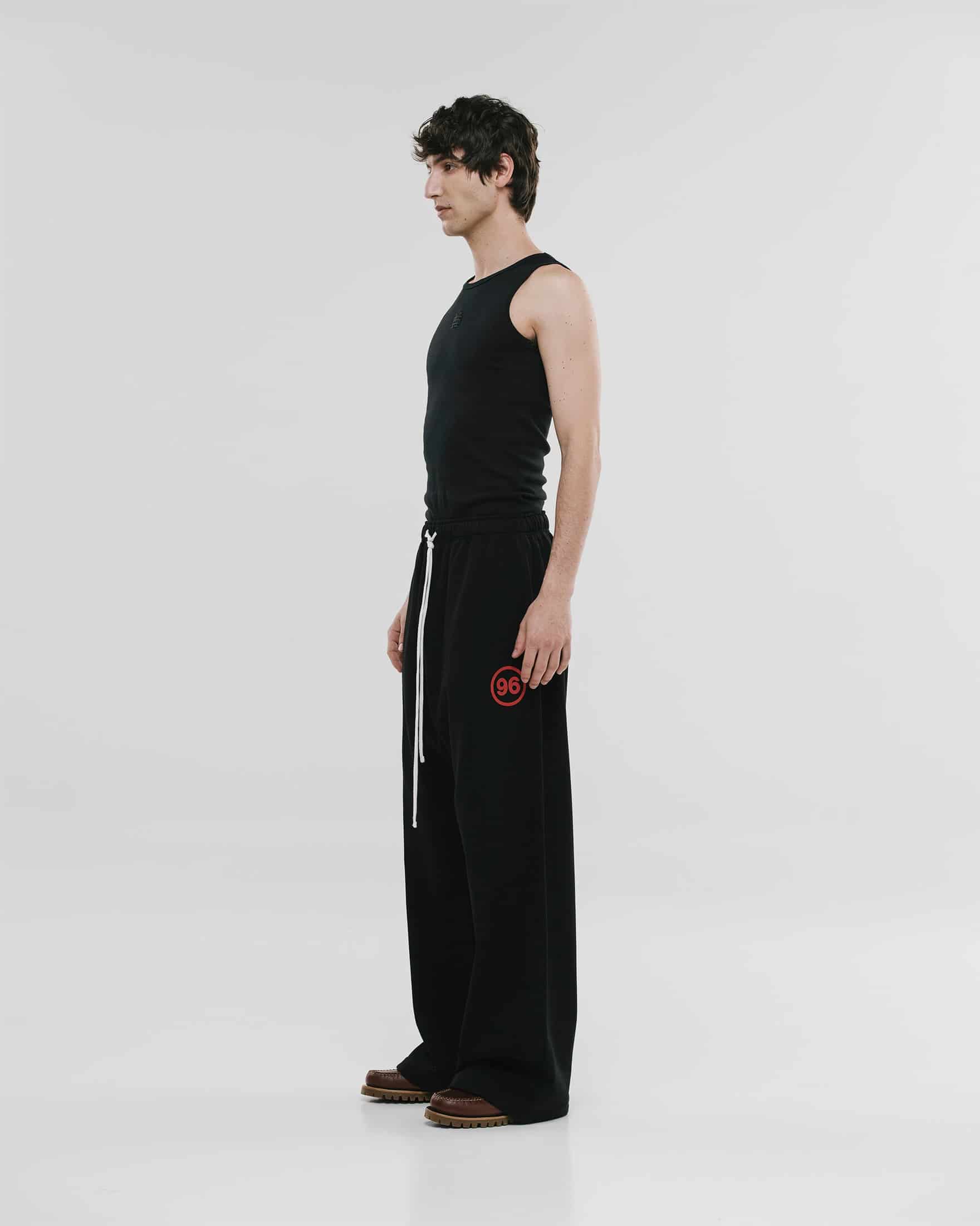 Wide Fit Jogger Sponsors - Negro Oscuro - miniatura 4