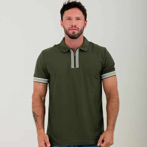 SUETER POLO MODA HOMBRE - miniatura 2