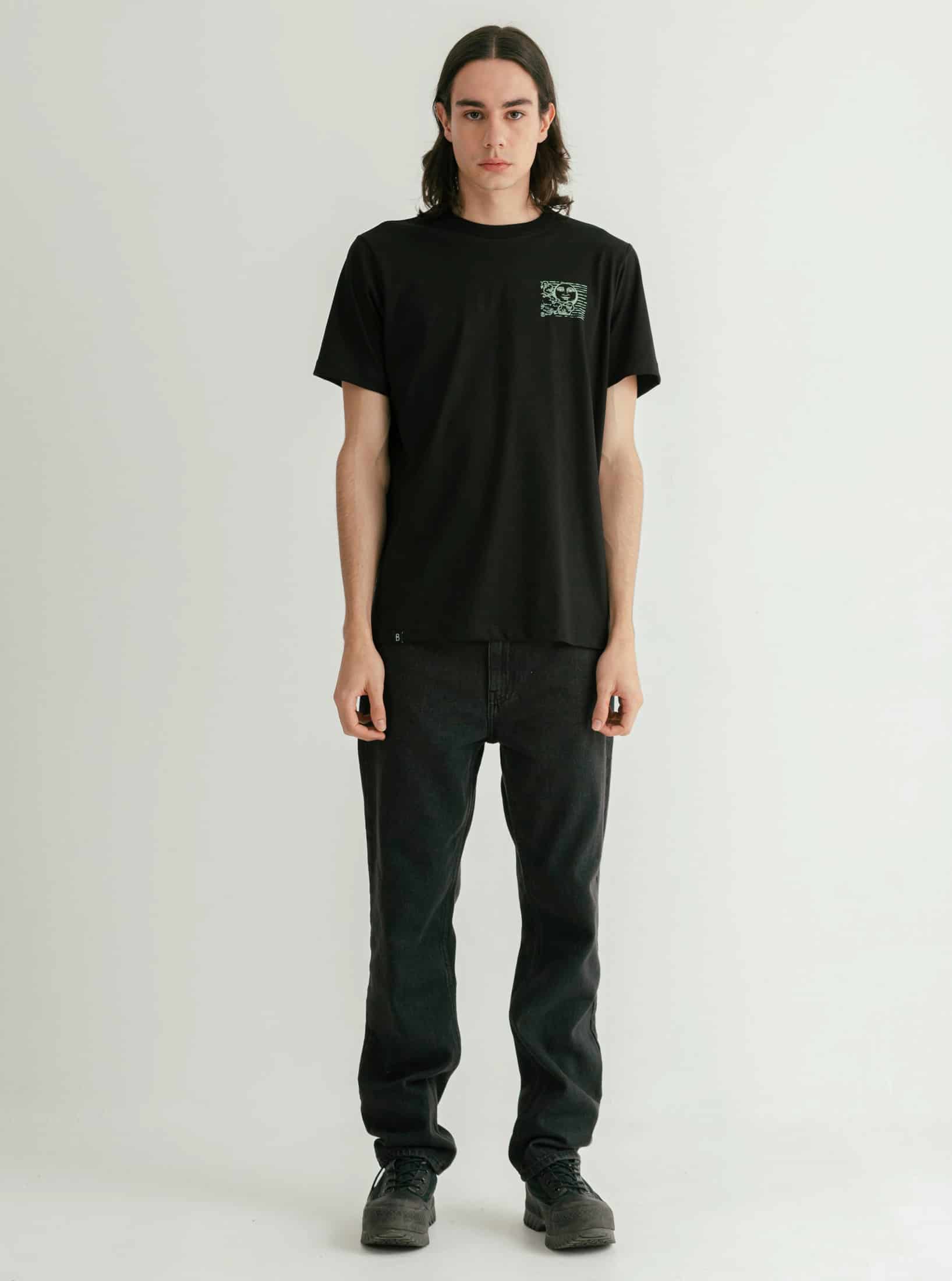 CAMISETA TAROT LUNA HOMBRE - miniatura 3