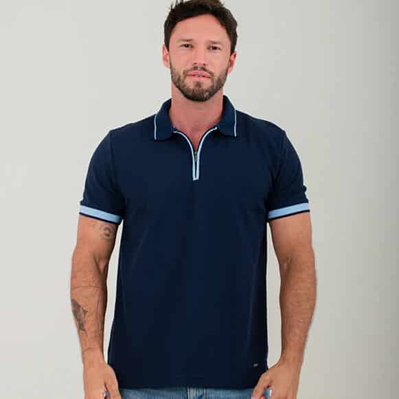 SUETER POLO MODA HOMBRE - miniatura 2