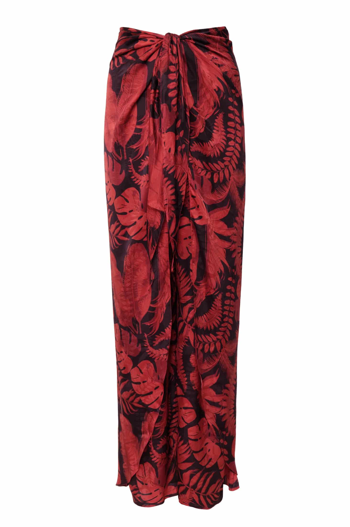 La Bamba Silk Jacquard Pants / Cherry Rainforest - miniatura 1
