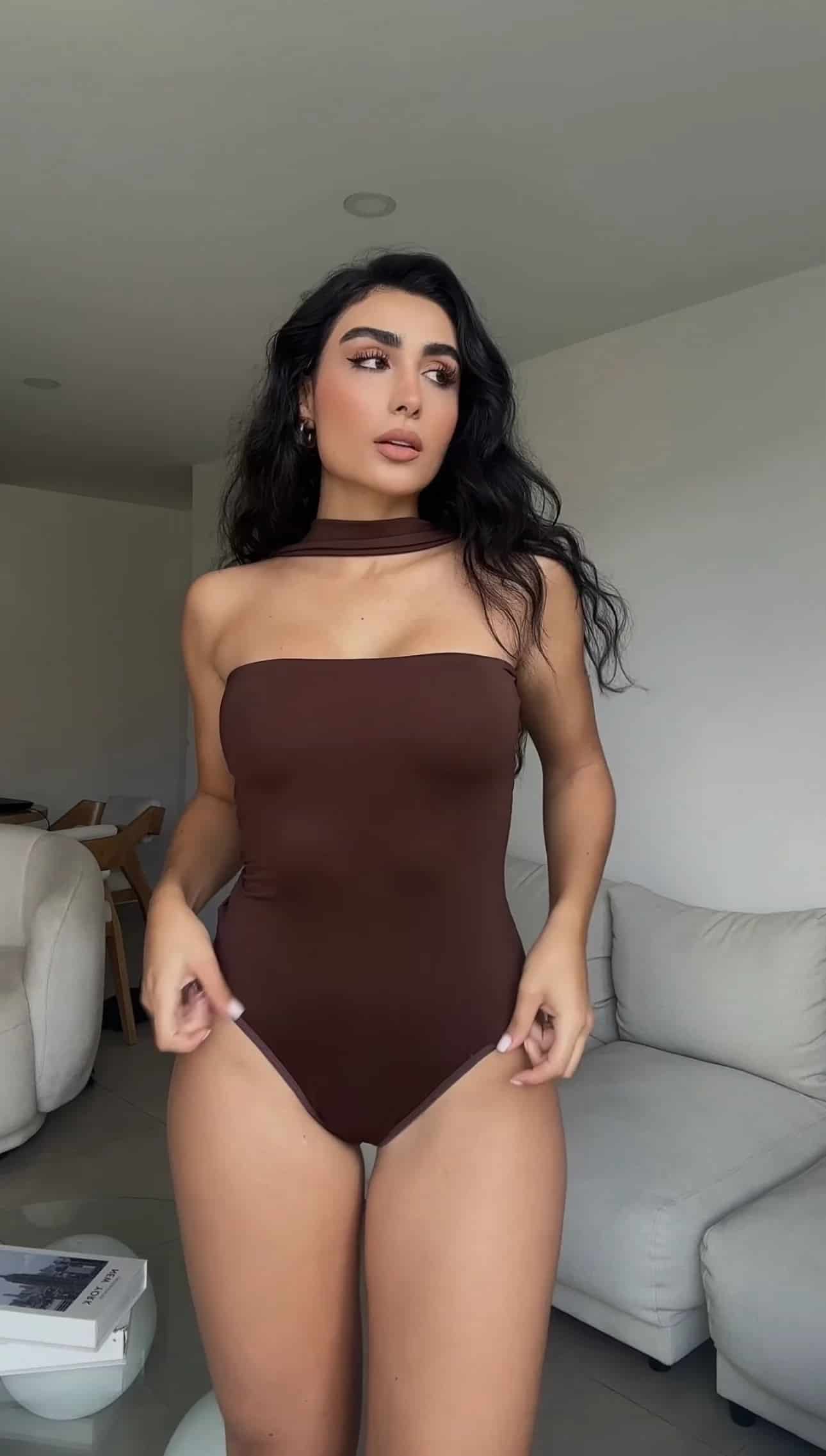 Body Strapless Lia - Chocolate - miniatura 1