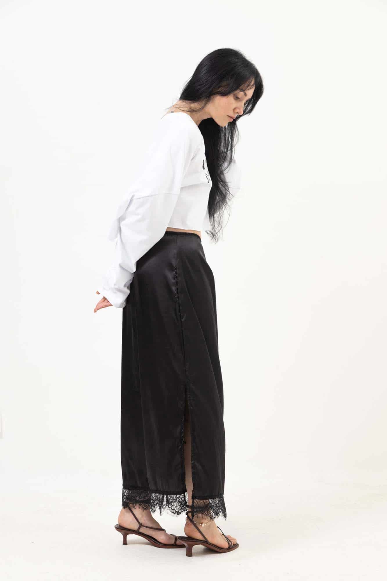 SATIN SKIRT - miniatura 10