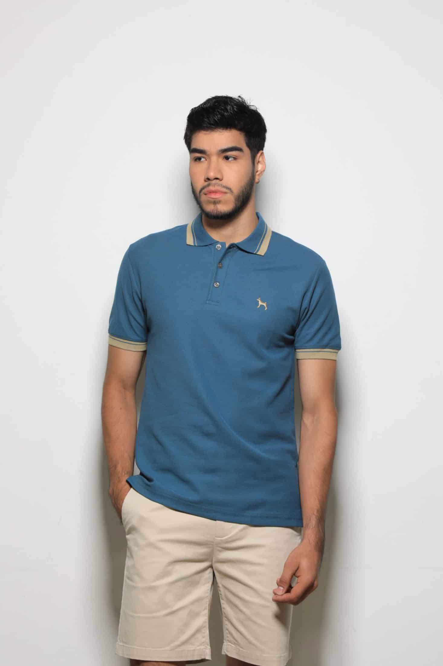 Polo Básica Azul Acero - miniatura 2