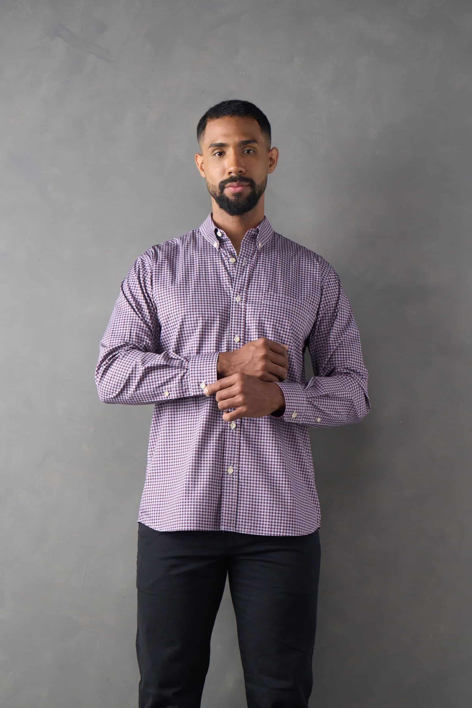 Camisa manga larga regular fit - miniatura 3