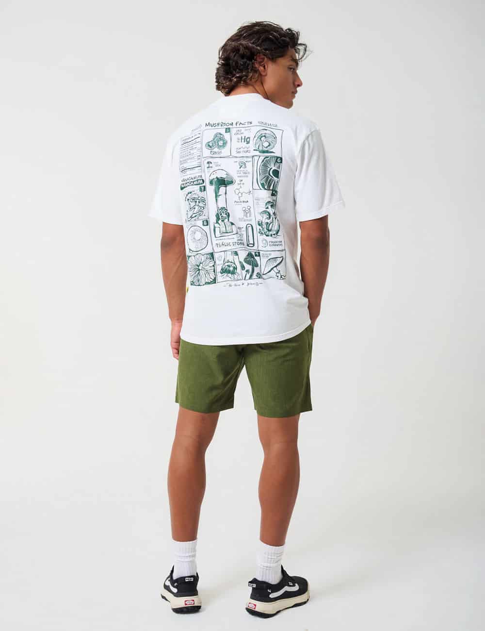 Camiseta Oversize Micelio crudo Unisex - miniatura 4