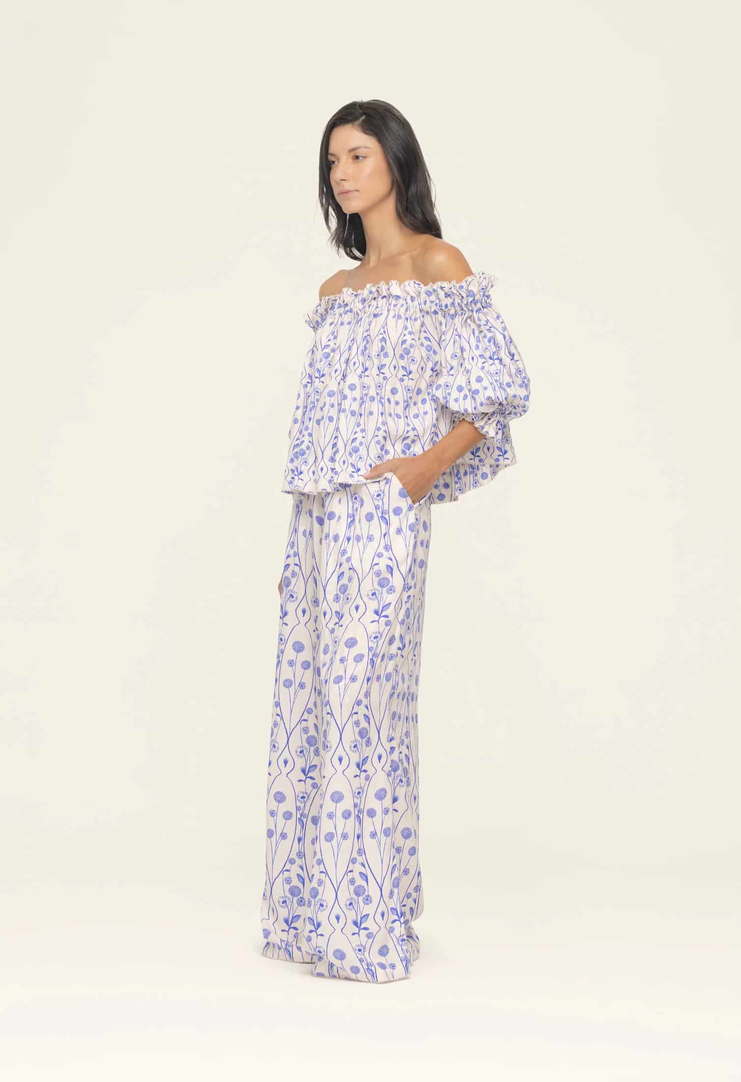Urucu Petalo Blouse - miniatura 4
