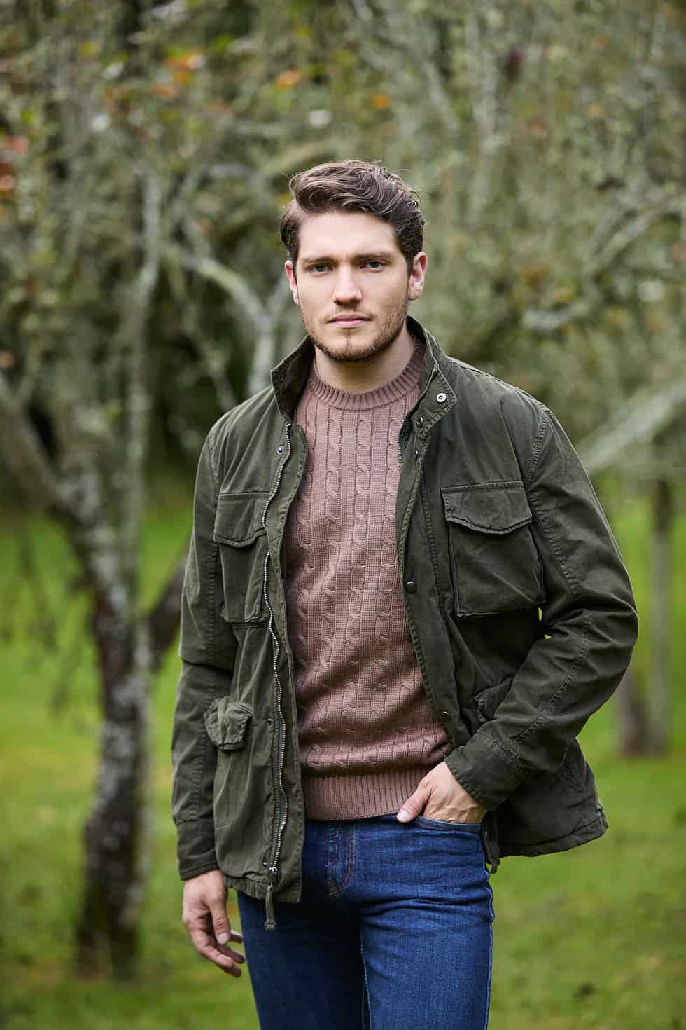 Chaqueta Cargo Verde Militar - miniatura 11