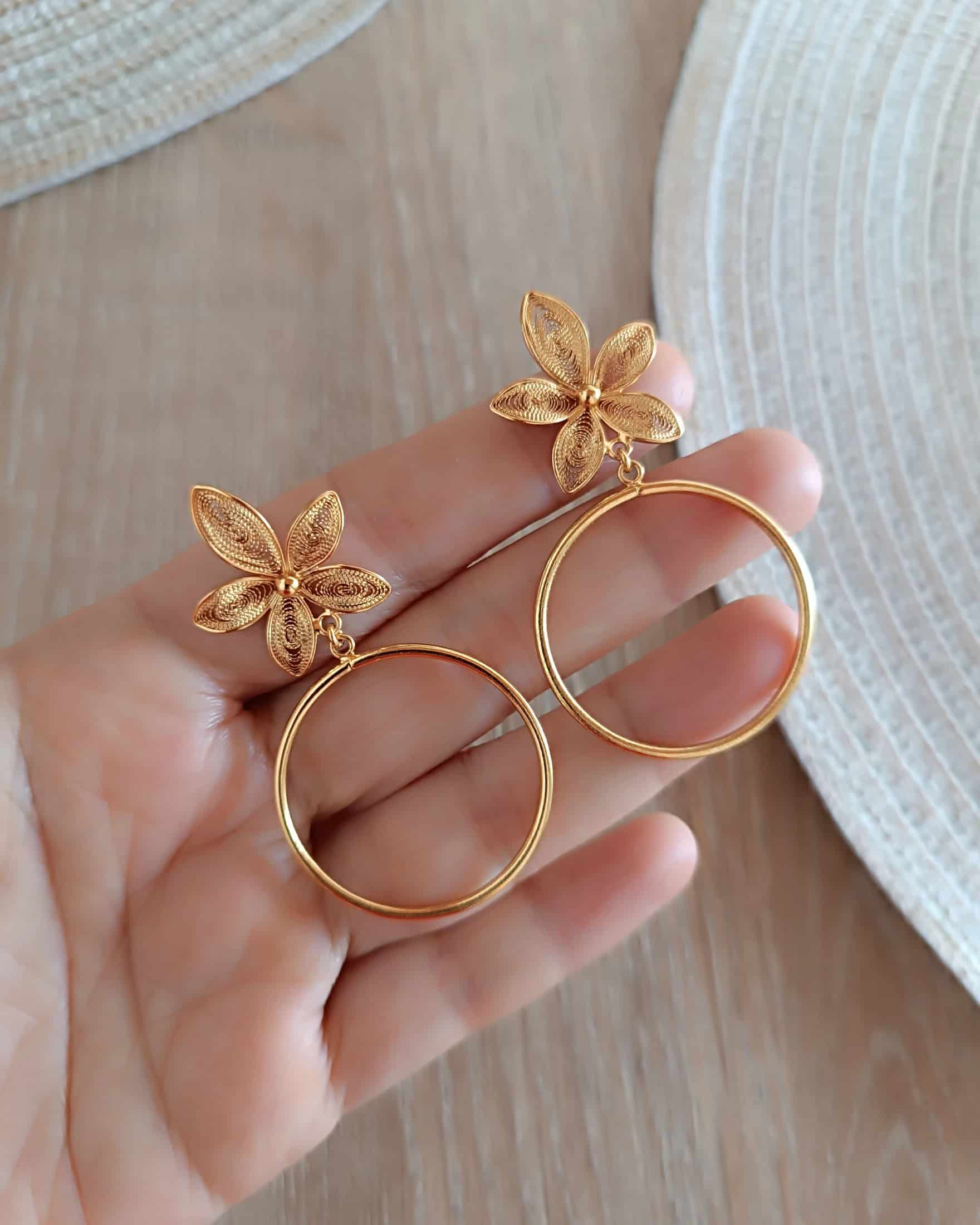Aretes filigrana Tania - miniatura 3