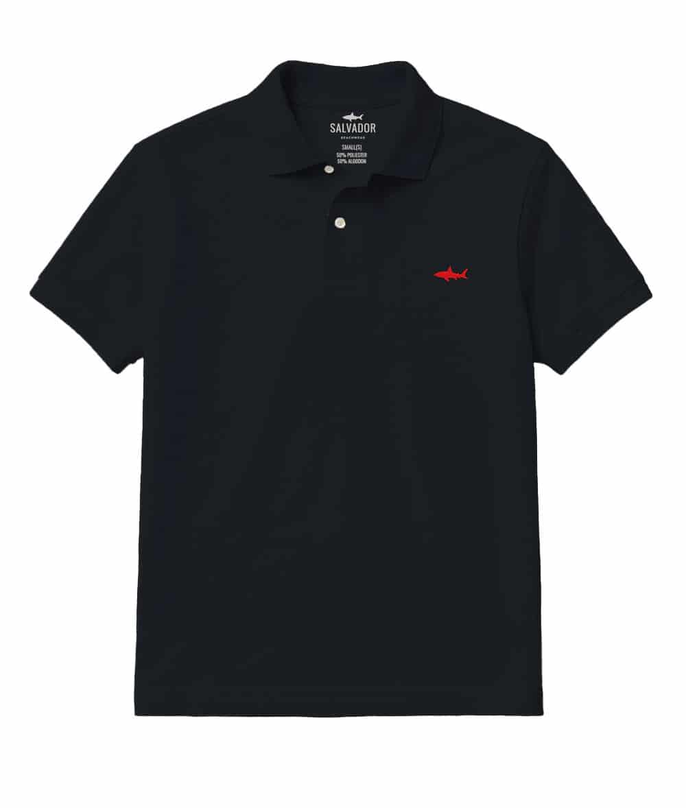 CAMISETA POLO NEGRA - miniatura 1