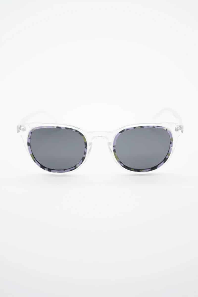 gafas de sol seventeen transparente terrazo morado - miniatura 1