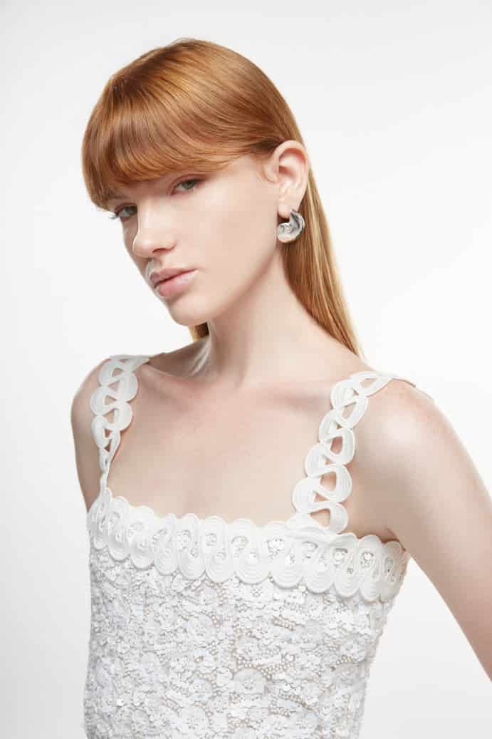 CENTELLA MAXI DRESS WHITE - miniatura 4
