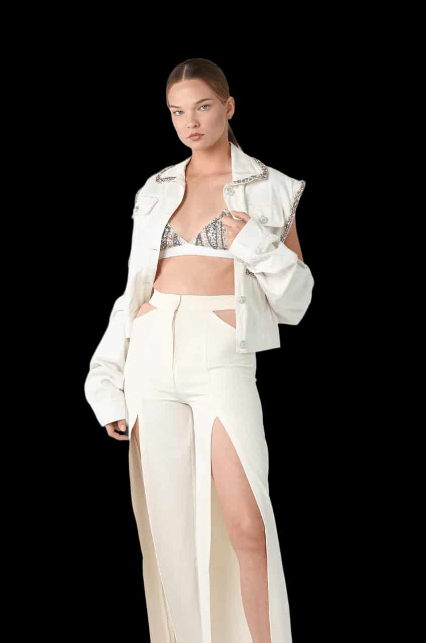 BREEZE PANTS WHITE - miniatura 3
