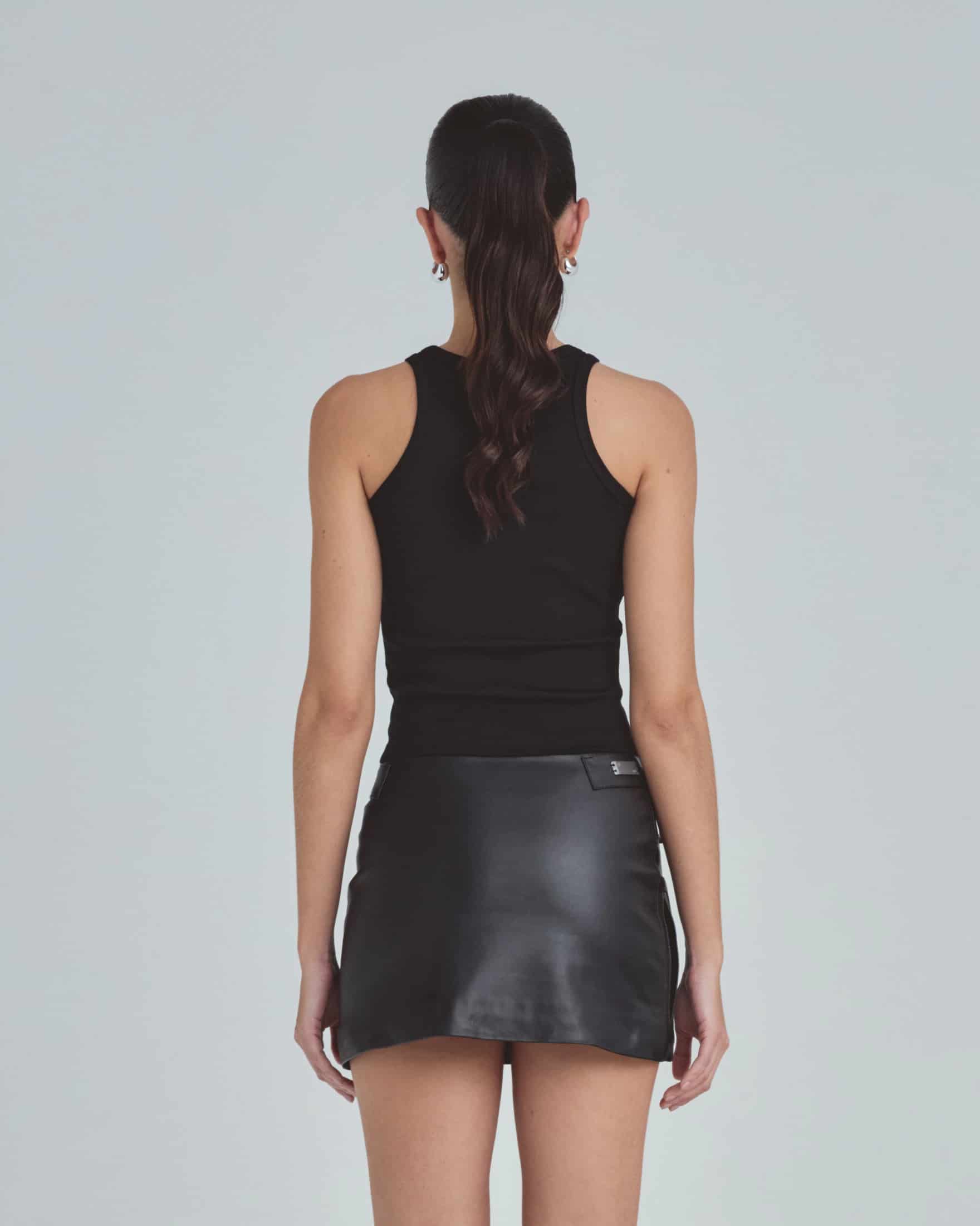 Line Basic Halter Tank Top Black - miniatura 7