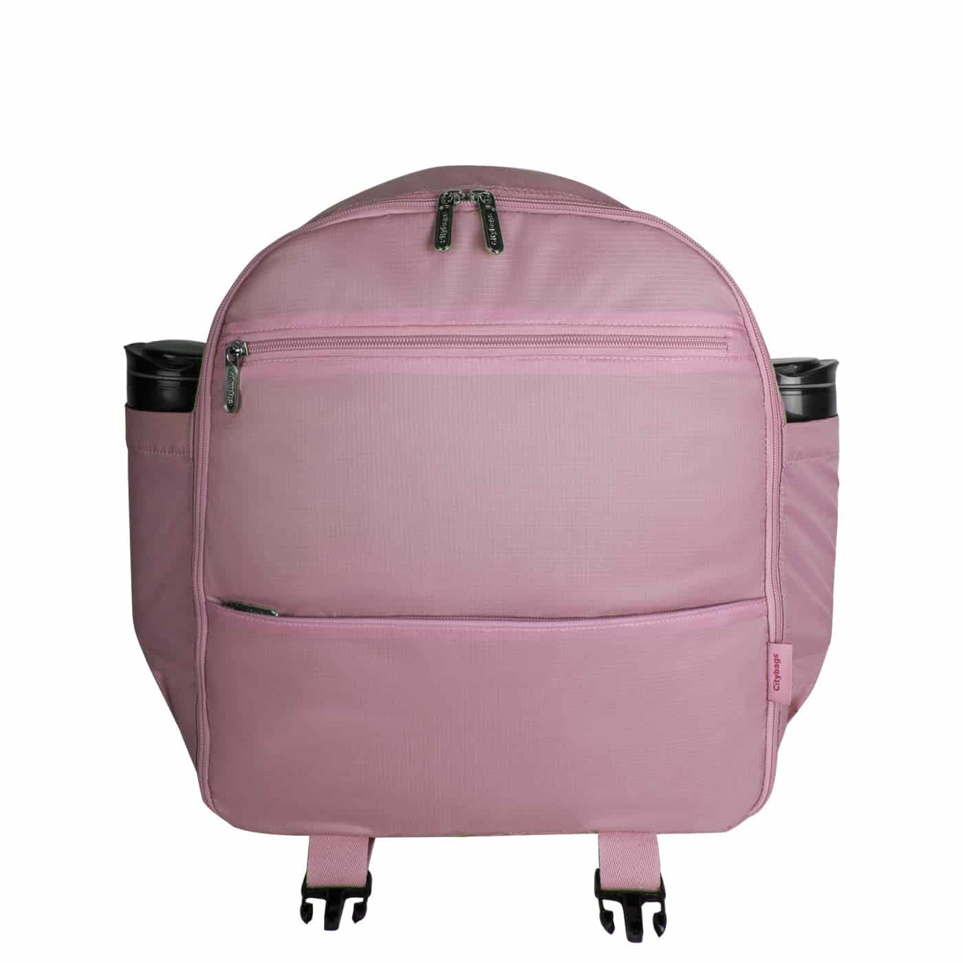 Morral Cabina Tapa Citybags Rosado Pastel - miniatura 4