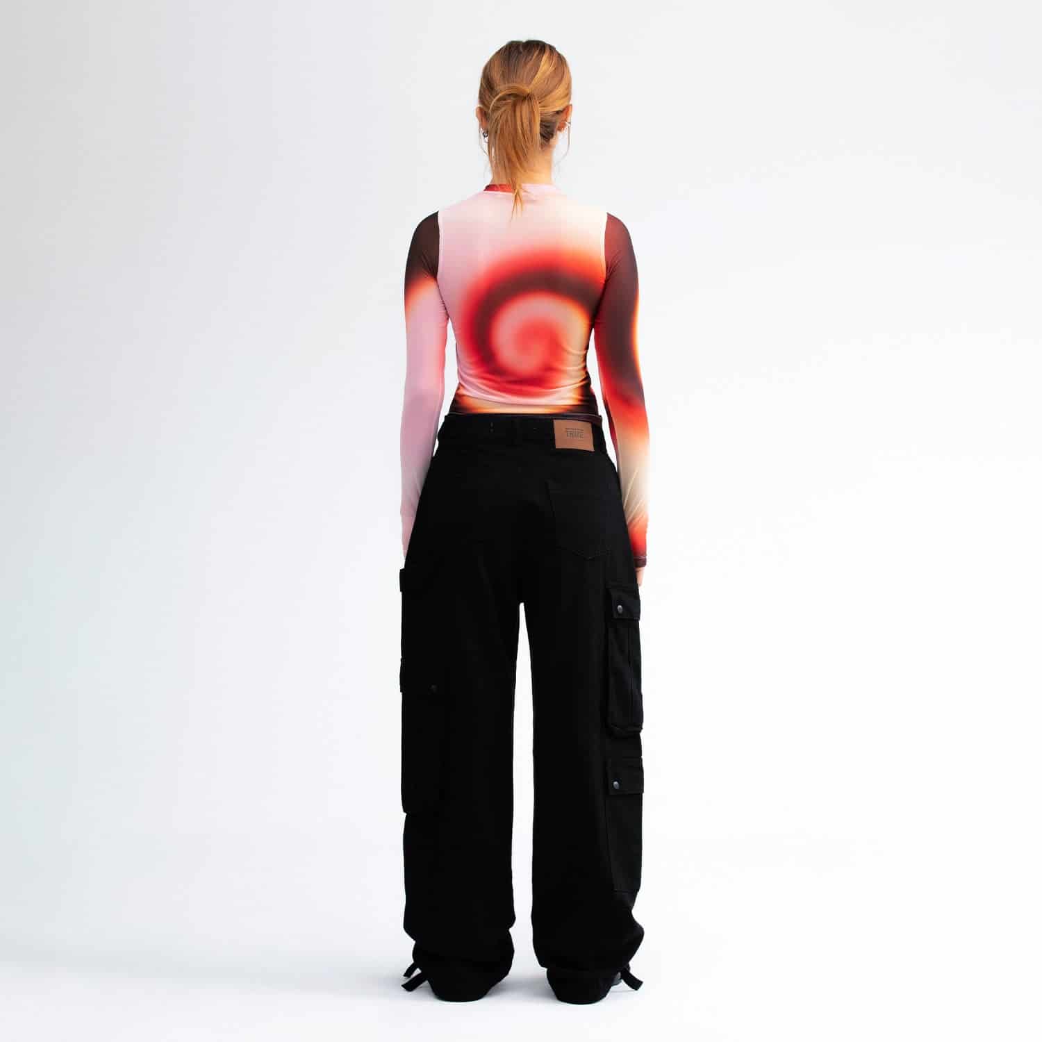 Gradient Mesh LS Tee - Pink - miniatura 5