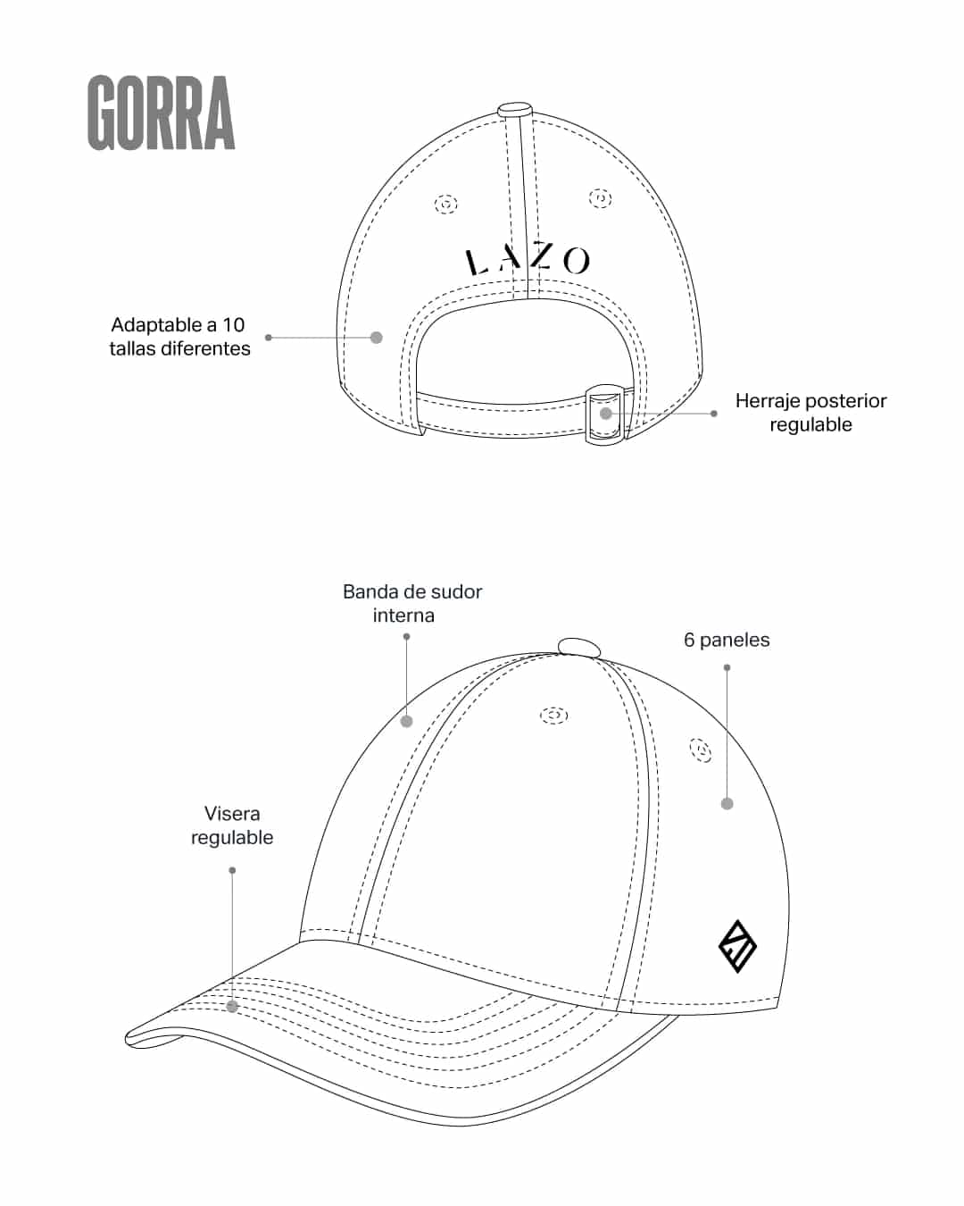 Gorra LAZO Horizont - miniatura 4