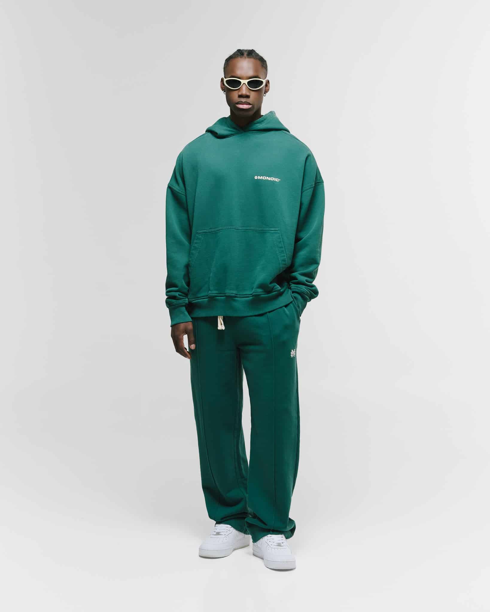 Hoodie Oversized Básico V4 - Forest Green - miniatura 2