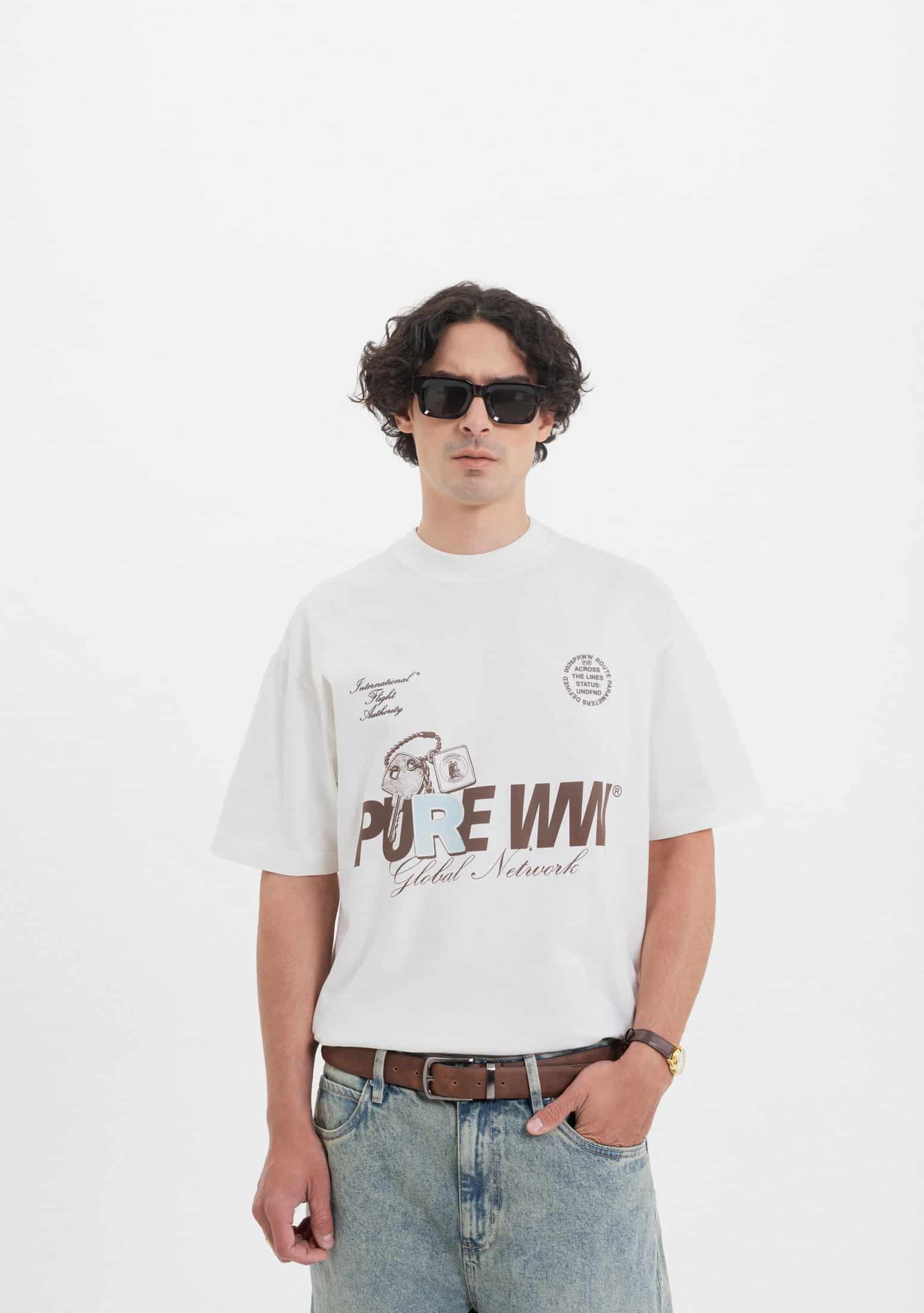 Across The Lines White Key T-Shirt - miniatura 2