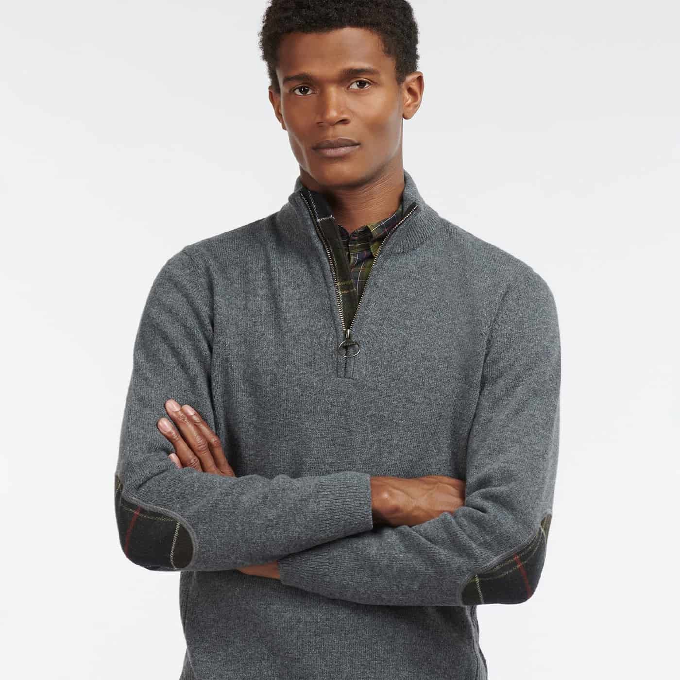 Barbour Holden Half Zip Jumper - miniatura 1