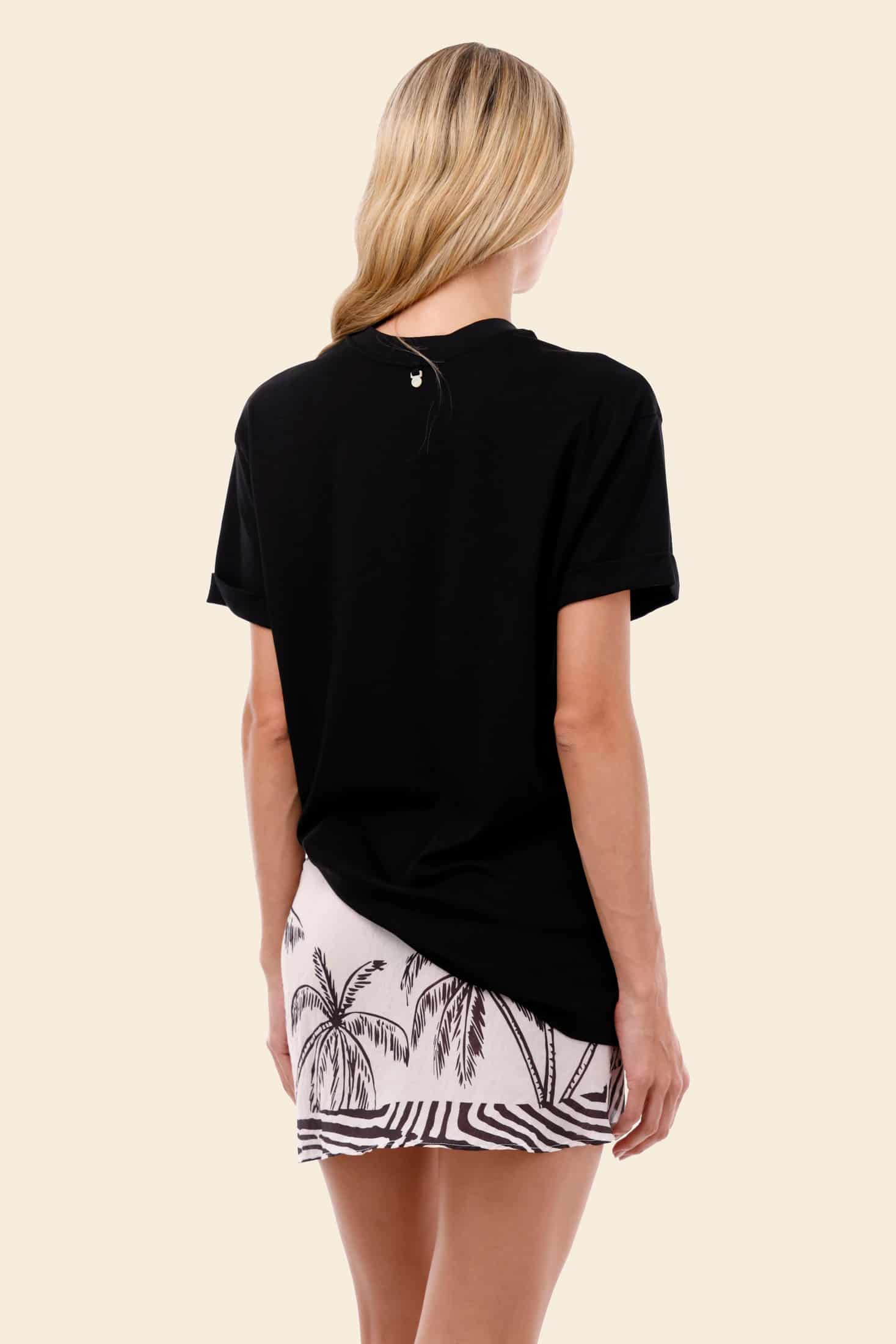 Black Kain Oversize T-Shirt - miniatura 2